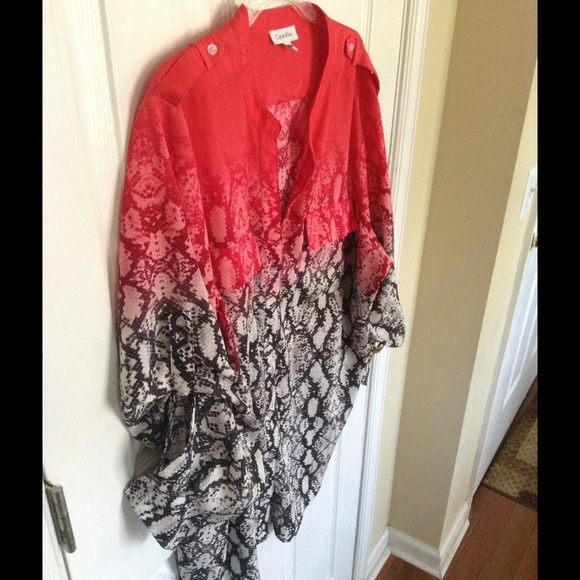 CK Ombré Southwestern Blouse - Picture 3 of 4